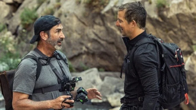 Rob Riggle en el desierto de la Gran Cuenca