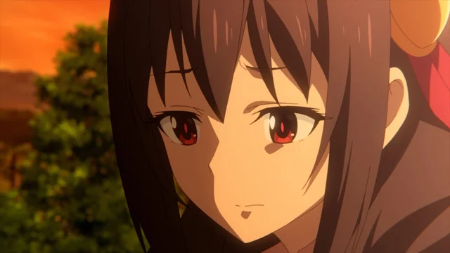 La solitaria con ojos color carmesí