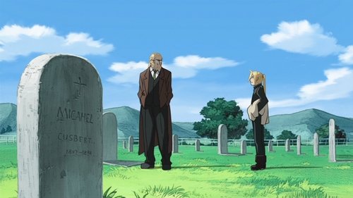 El padre frente a la tumba