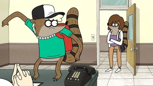 Rigby en el cielo con Burrito