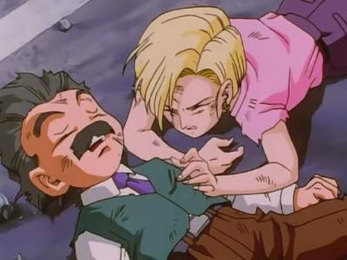 La gran alianza: El ataque combinado de Goku y C-18