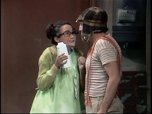 Ensuciando la ropa de Quico