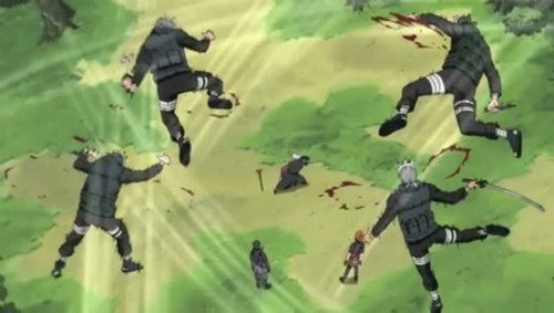 Los cincos Kages se presentan